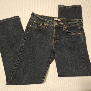 Levi's Dark Blue Straight Leg Jeans